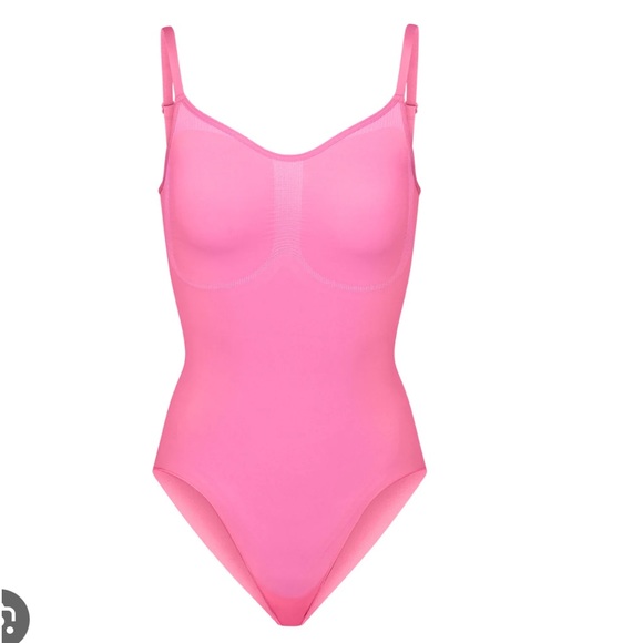 💖NEW SKIMS LIMITED EDITION NEON ORCHID SEAMLESS SCULPT BRIEF BODYSUIT S/M L/XL - Picture 3 of 4